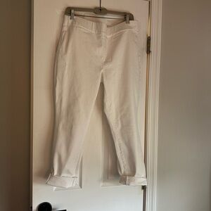 NYDJ White jeans. Size 12.  Never worn!!